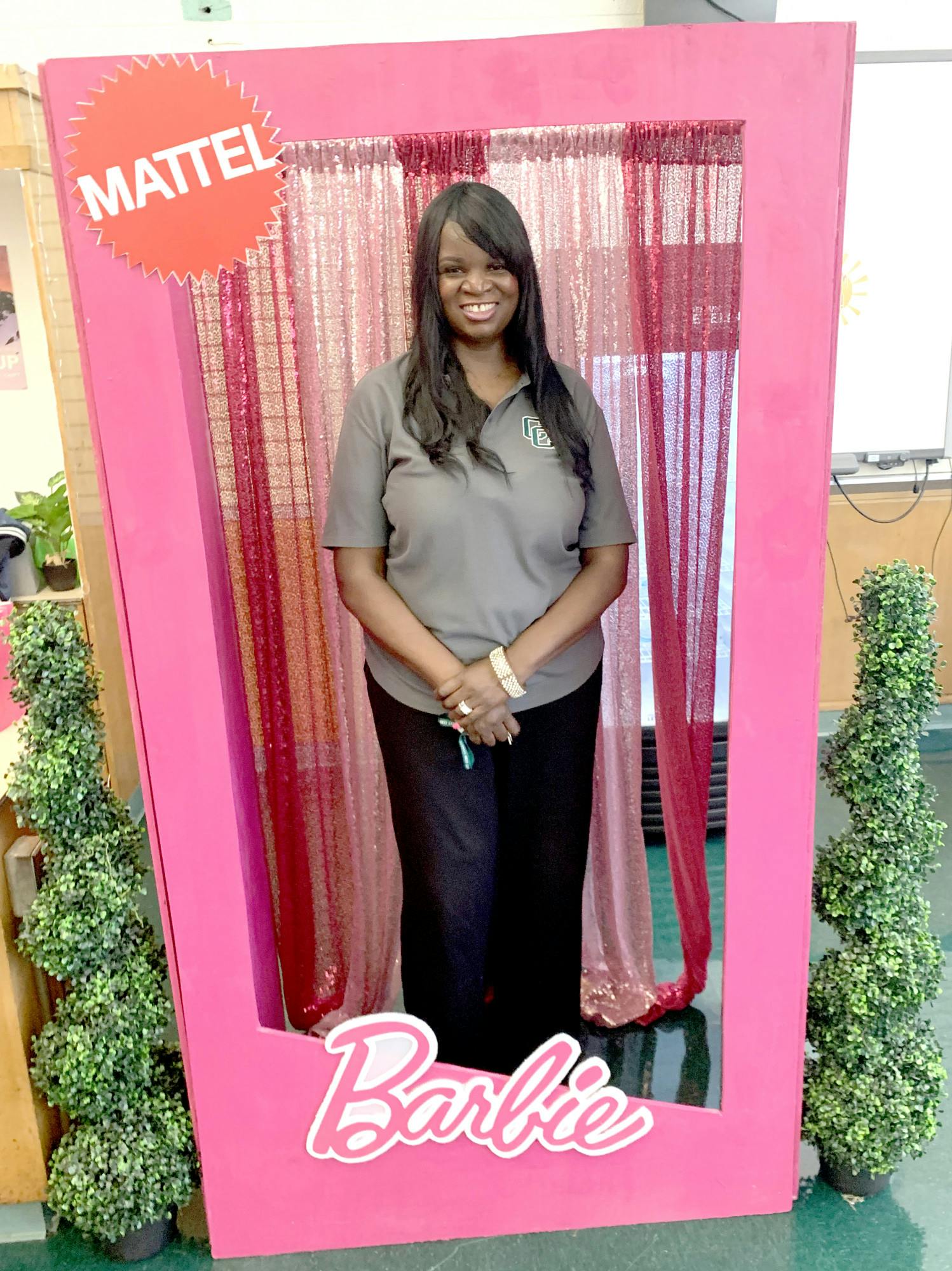 Counselor Andrea Thompson at the kickoff for the Cupcake Princess Program. PHOTO BY CODY CONNECTION