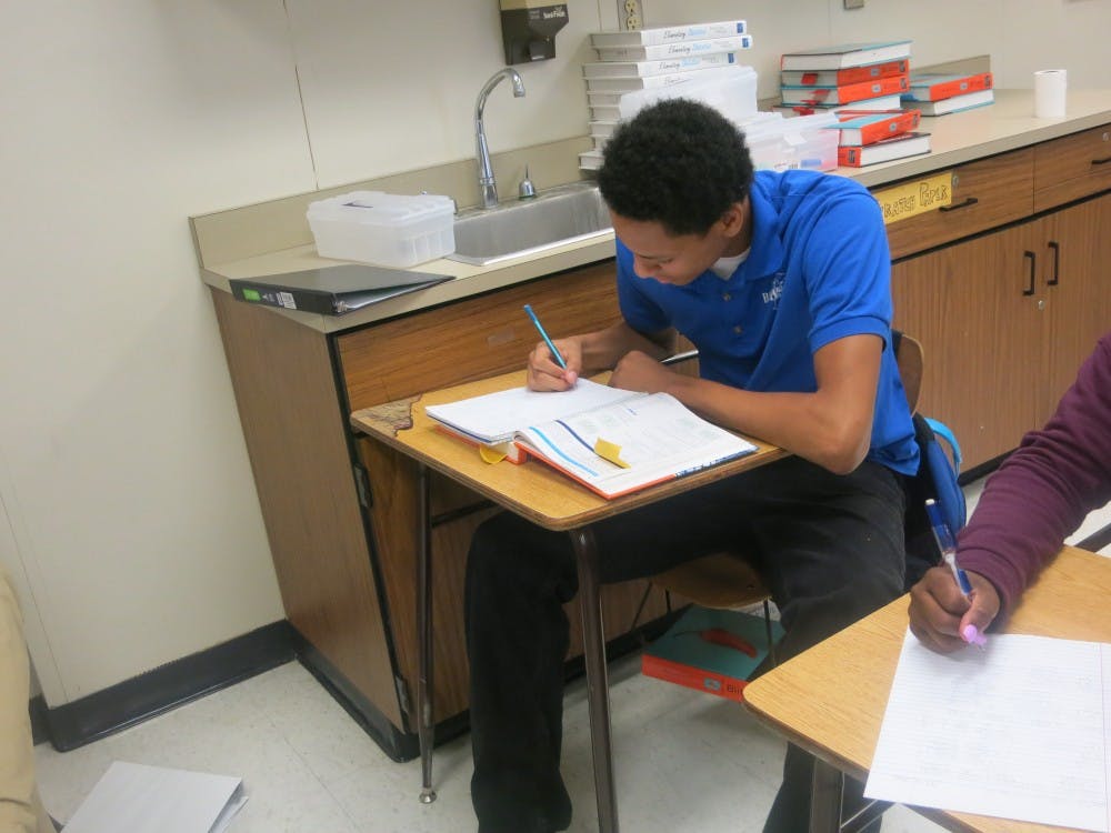 Students at Benjamin Carson enjoy the new uniform.