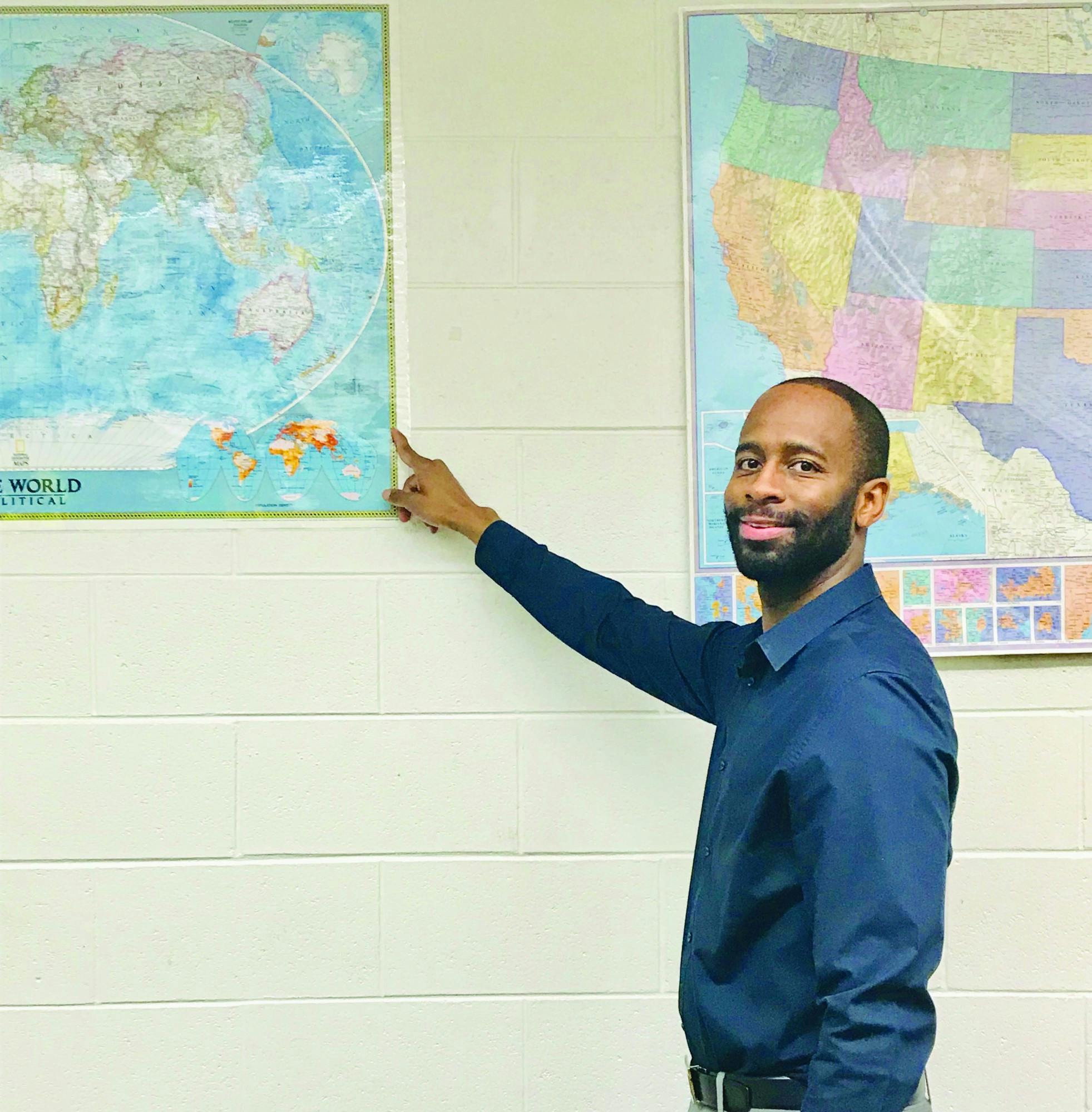 History teacher Sirian Woods Woods provokes students to imagine and learn American and world history through visual aids and technology.