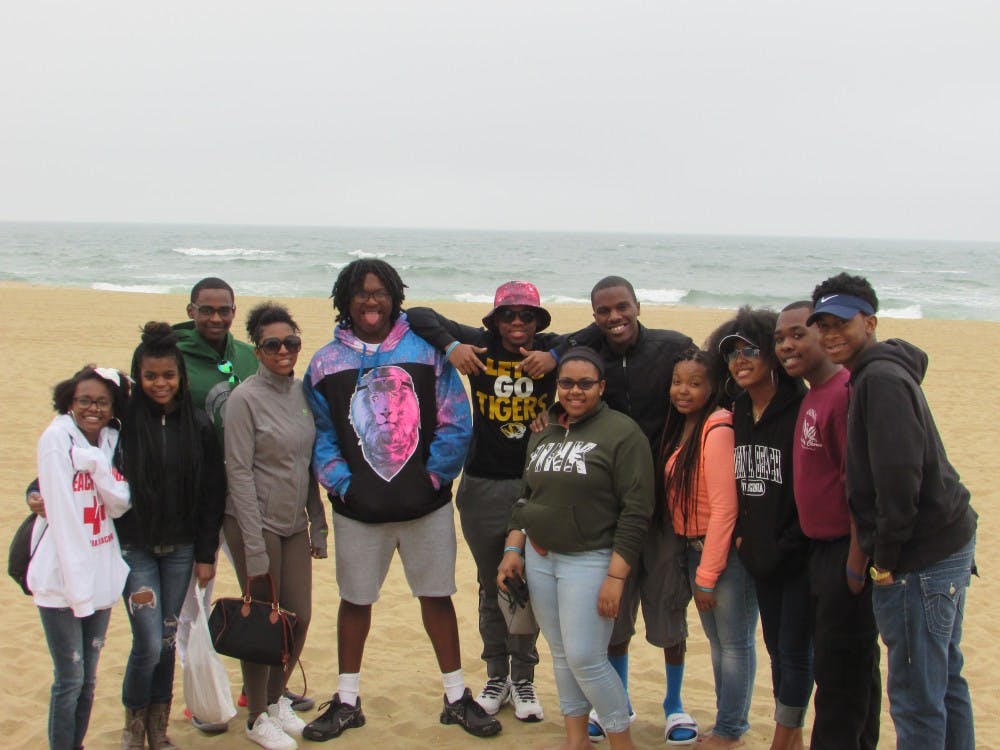 After the final stop on their college tour enjoyed some time in Virginia Beach.