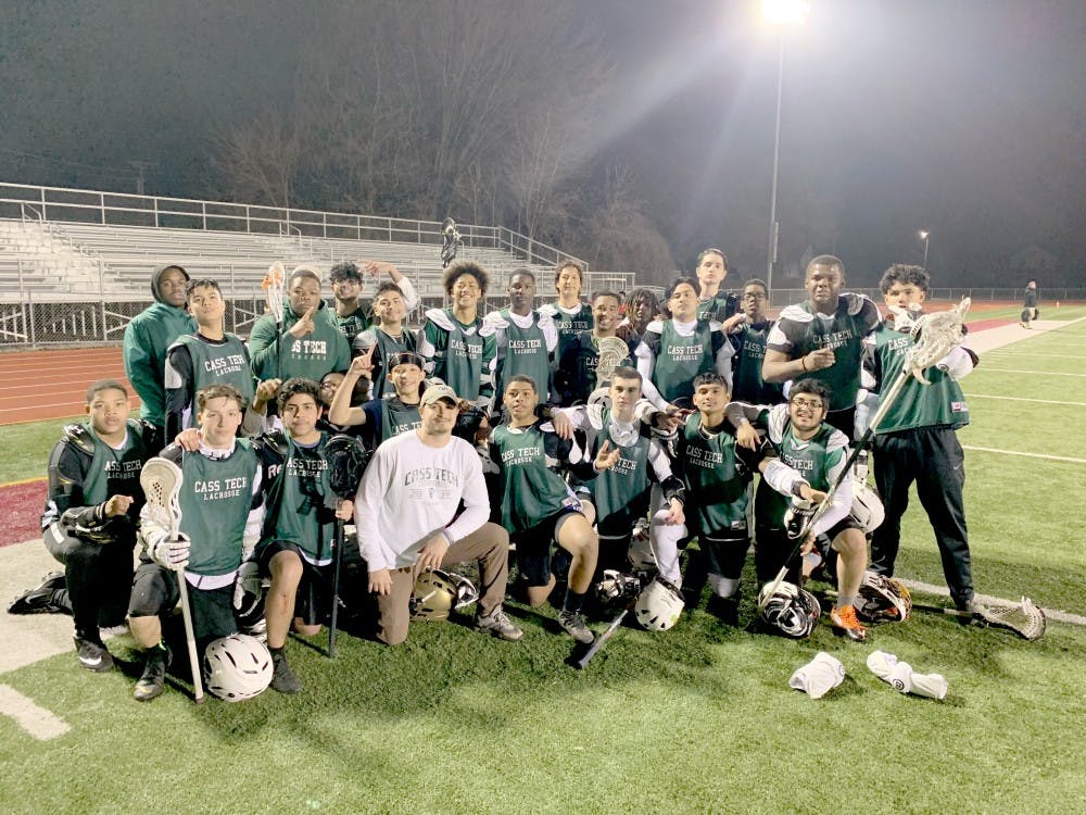 Sophomore Amir Allen helped bring lacrosse to Cass Tech – the first DPSCD school to offer the sport.