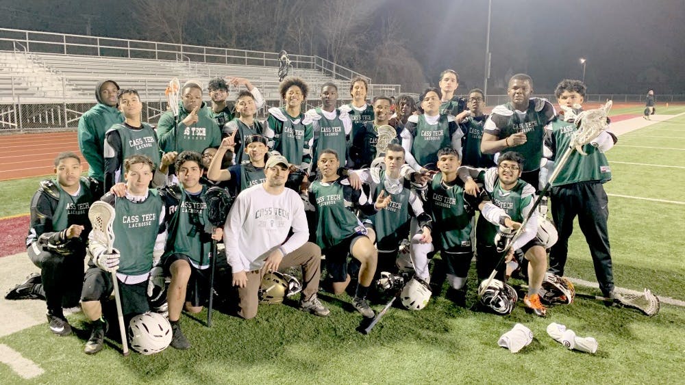 Sophomore Amir Allen helped bring lacrosse to Cass Tech – the first DPSCD school to offer the sport.