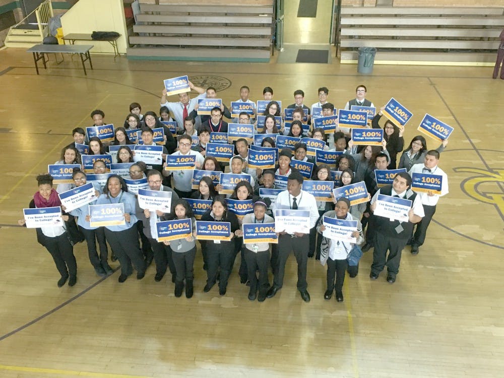 The Cristo Rey Class of 2016 has reached 100% college acceptance. It marks the fifth consecutive year that the high school has accomplished this feat.