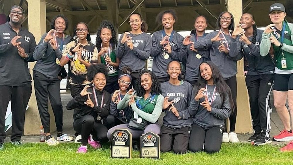 Cass Tech girls cross country team won the Public School League City Championship for the first time since 2004. Courtesy photo.