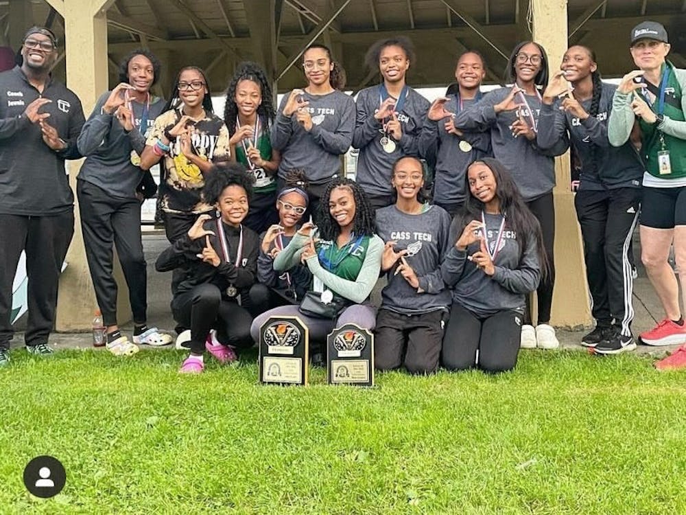 Cass Tech girls cross country team won the Public School League City Championship for the first time since 2004. Courtesy photo.