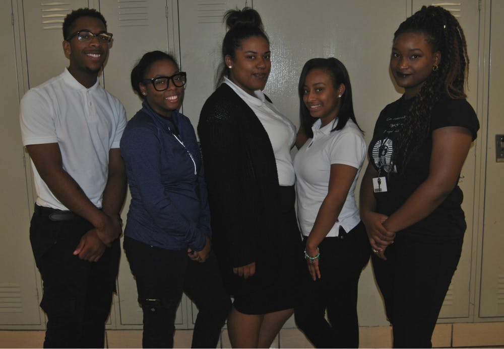 <p>CMA's senior officers are ready to lead (left to right):&nbsp;Dejon McFarland, Taylor Ephriam, Patricia Johnson, Jada Purnell and&nbsp;Nwanyioma Osisiogu.</p>