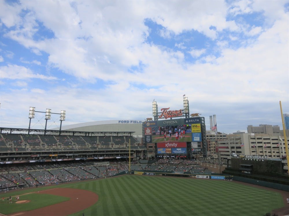 <p>Students from all over Metro Detroit participated in Journalism Day at Comerica Park on April 27. Journalism Day was part of the ballpark's "Class Outside" series.</p>