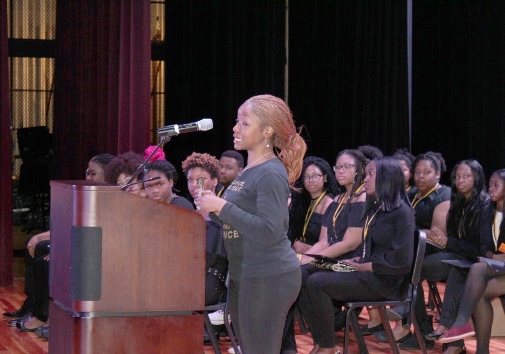 Dance teacher Denise Allen is awarded the 2018 DTE Educator of the Year by the University Musical Society and DTE Energy Foundation.