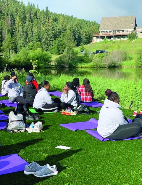 At the Lincoln Hills Restoration Retreat, the young ladies work on self-preservation through yoga and other activities.