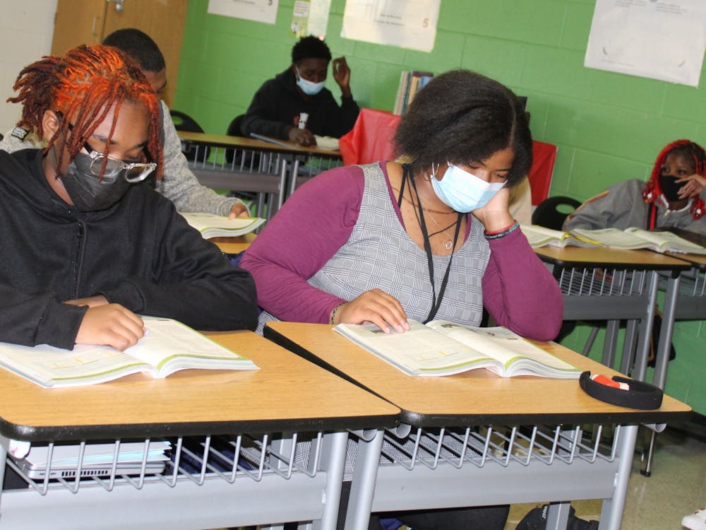 Some students still choose to wear masks even though the district no longer mandates them. Photo by Crusaders' Chronicle.