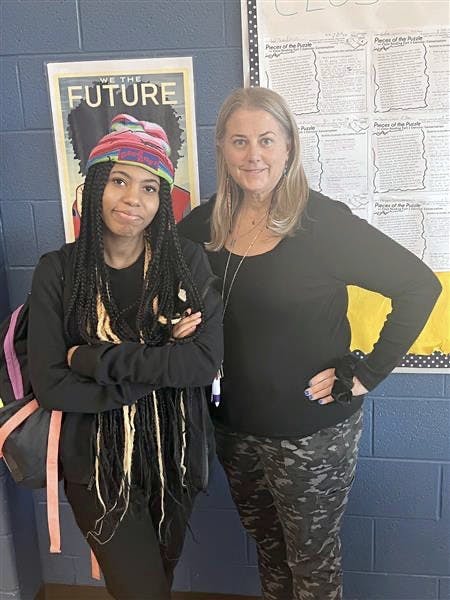 East English Village English teacher Jennifer Pierin has been teaching for 25 years.
 
