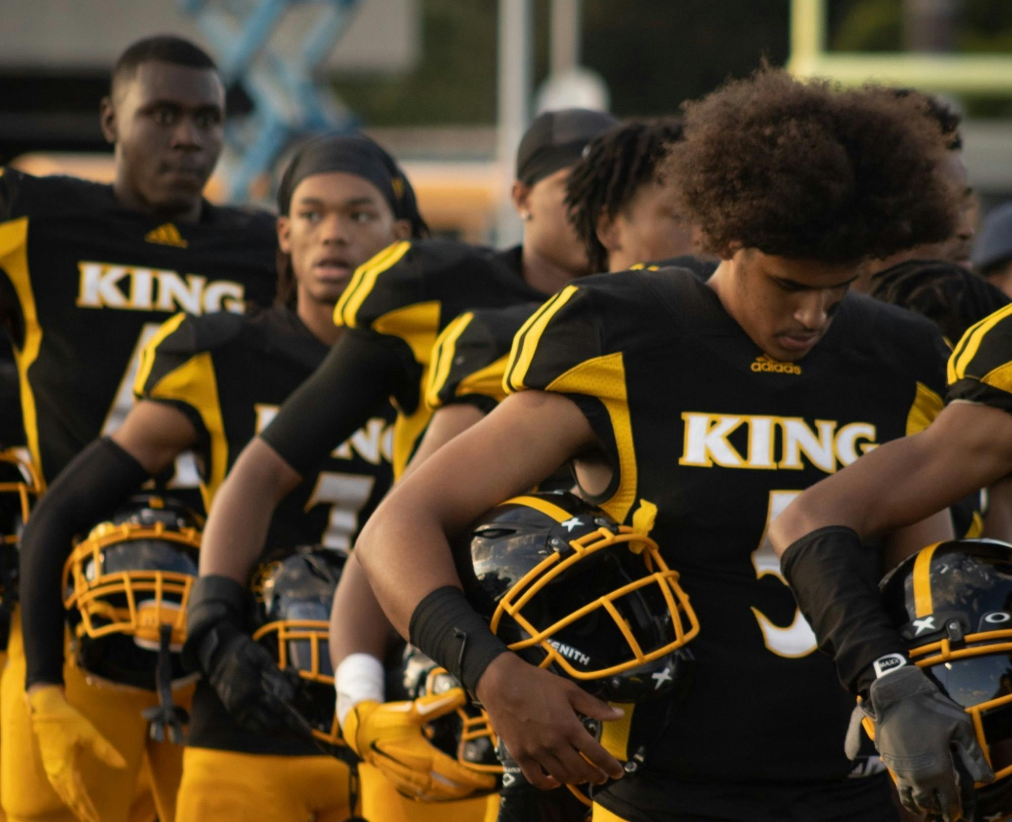 King’s varsity football team wins the 2021 PSL City Championship. Photo by Amon Hale.