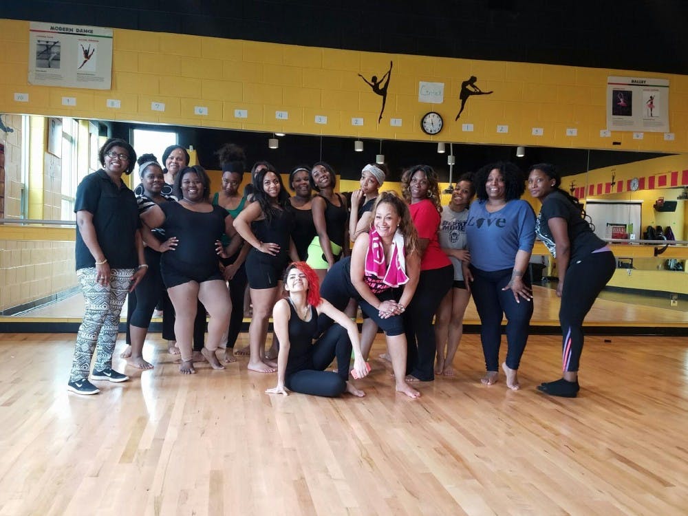 East English Village dance teacher Rosalind Leath, who is also the Michigan Delegate for National Dance Week hosted a Dance Awareness Zumba class for staff, parents, students and the community on April 28.