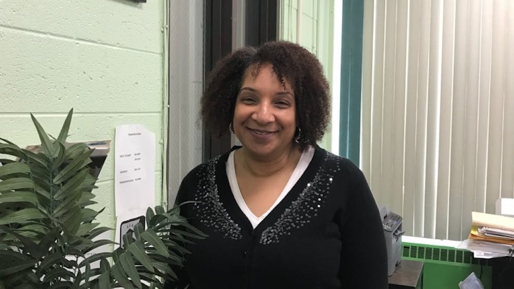 Lisa Thomas often greets visitors at FDA while responsible for a variety of tasks, essential to the school. 