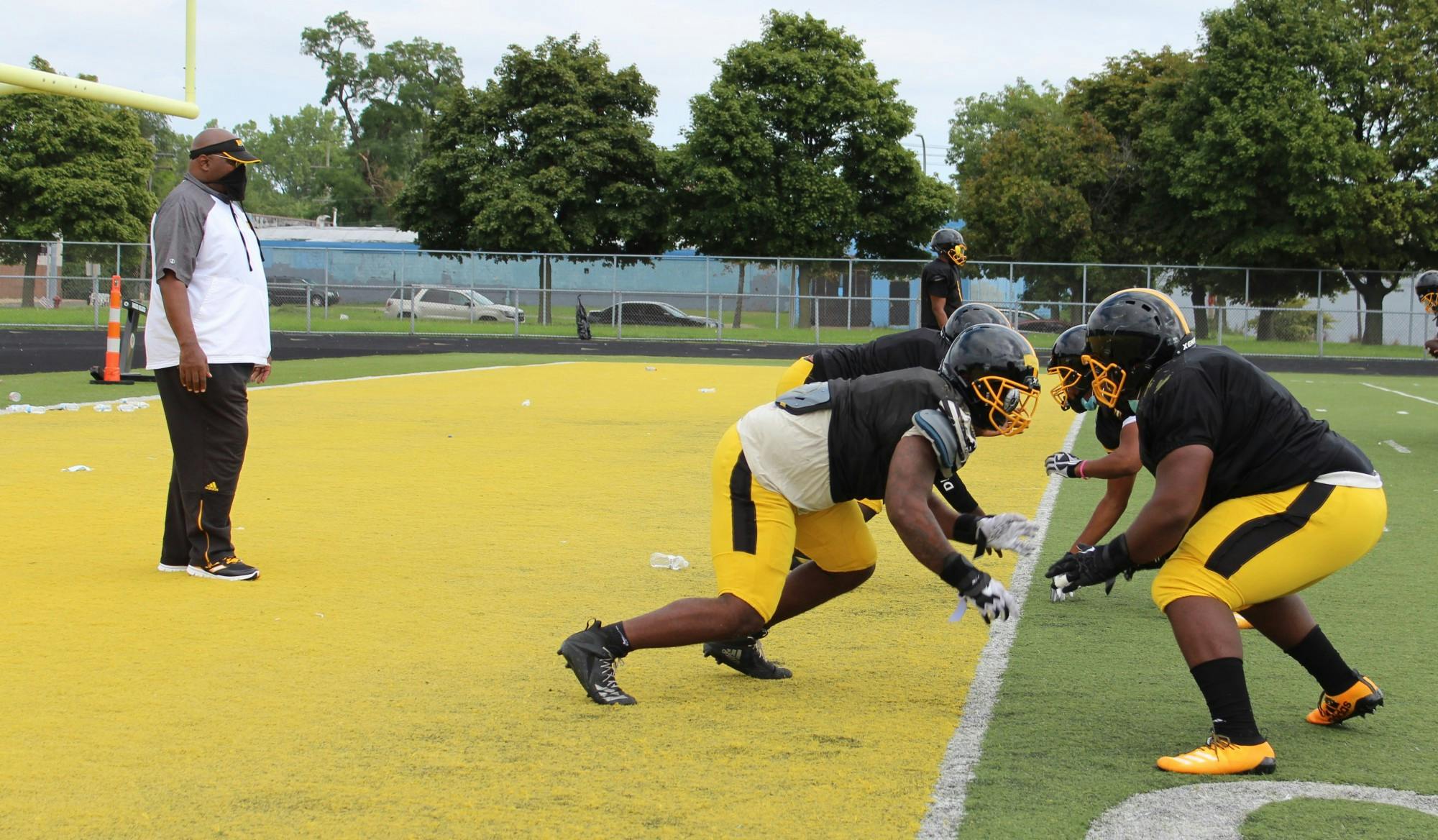 Players and coaches make the necessary adjustments to adhere to the governor’s mandate.