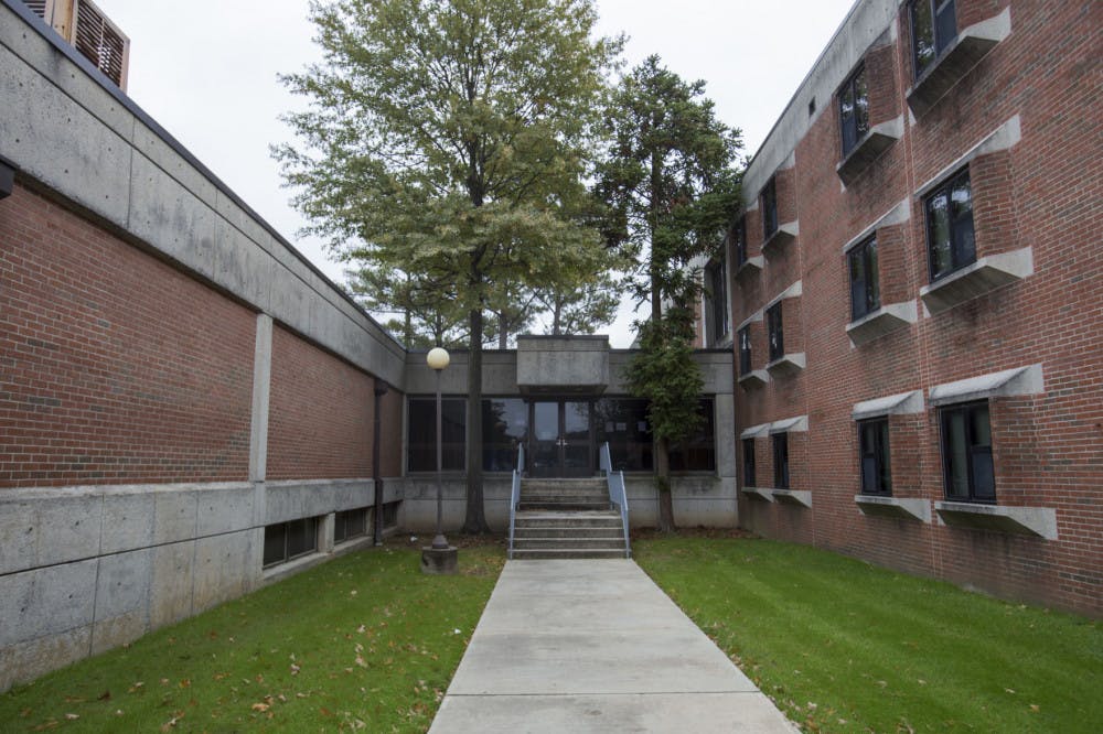 <p>Students have concerns about the minimal lighting at the entrance of South Hall. Many residents of South Hall are frustrated with the condition of the dorm.</p>