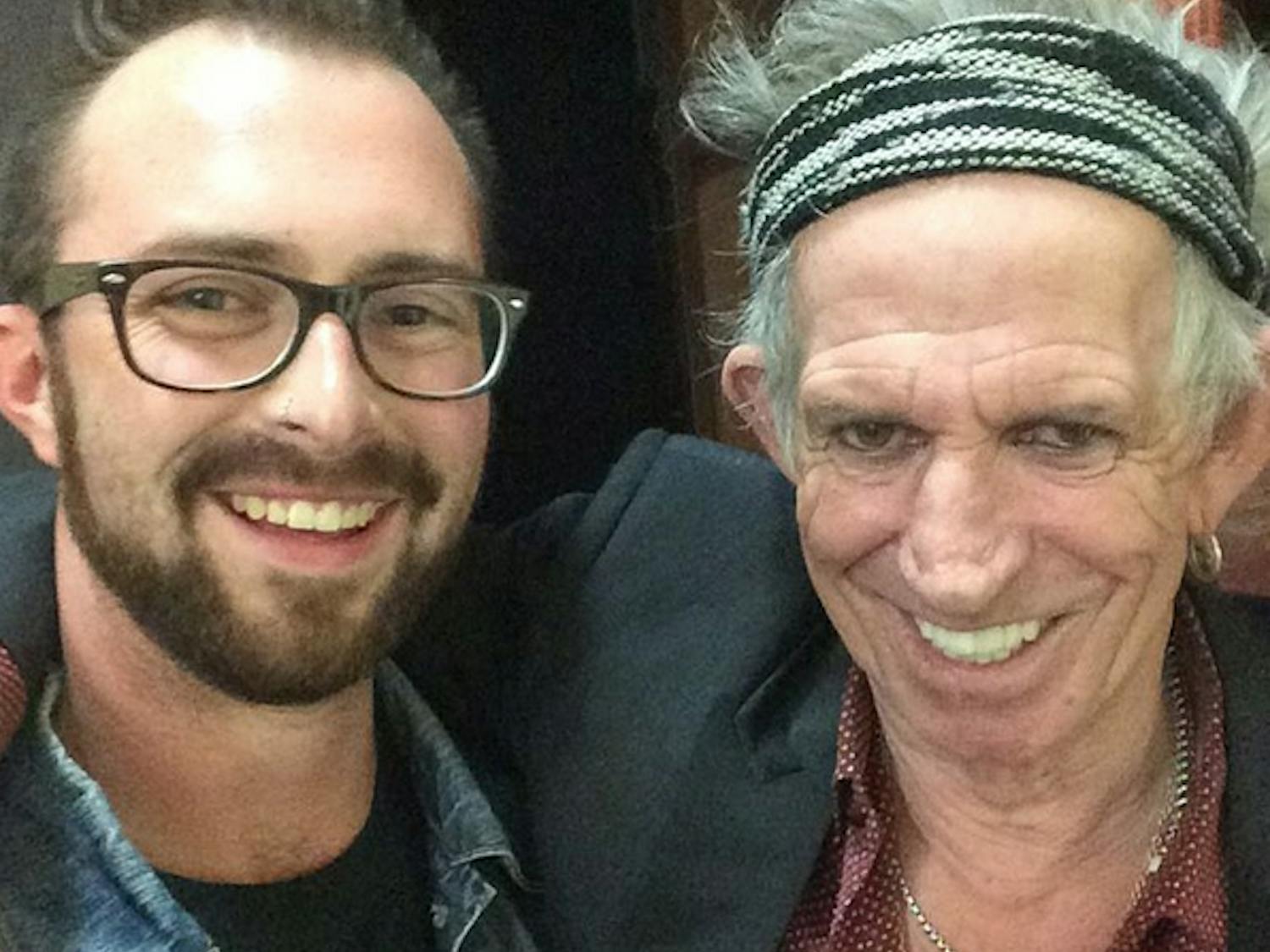 Josh Cannon and Keith Richards Selfie