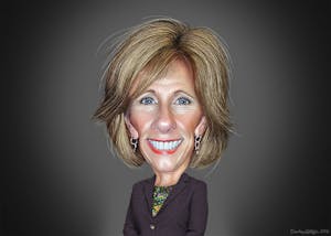 DeVos caricature