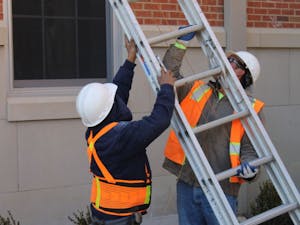 Workers at the Centennial Place