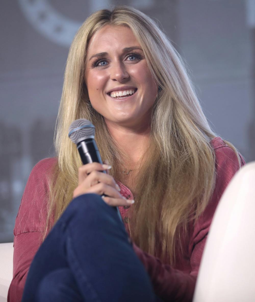 <p>&quot;Riley Gaines (52941685516) (cropped)&quot; by Gage Skidmore |</p>