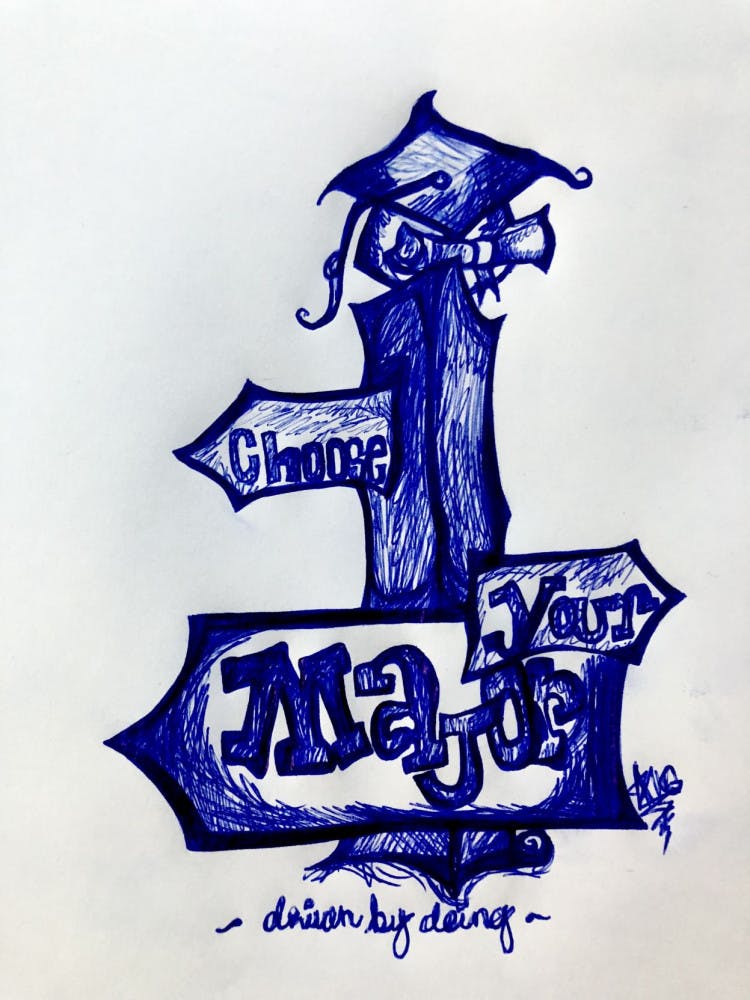 Choose your major illustration