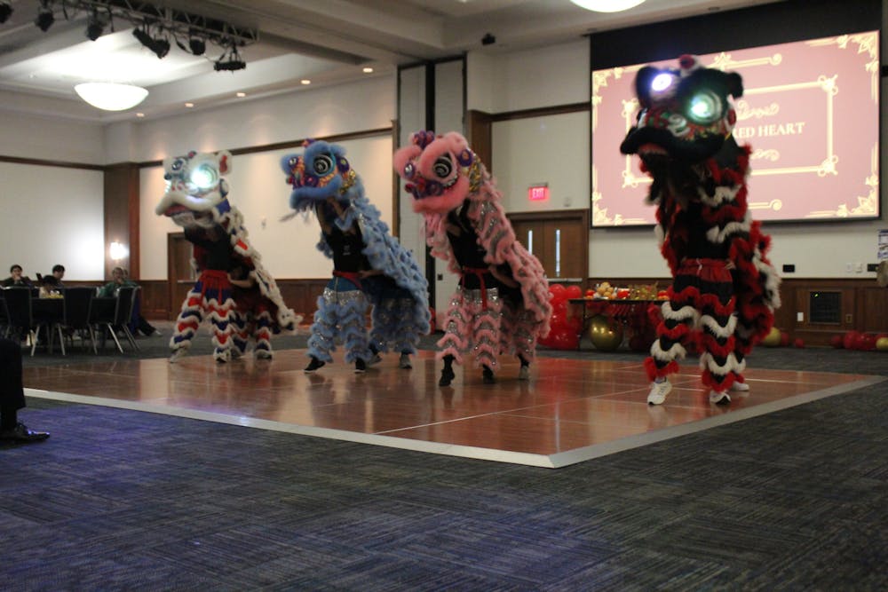 Dragons dance around as students attend Lunar Year Festival at UofM