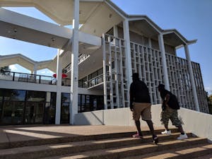 MCA students walking