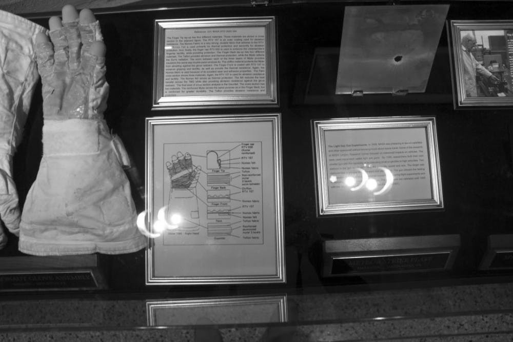 NASA artifacts shown in Manning Hall To the Moon and