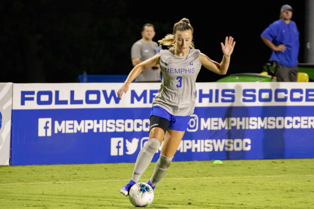 <p>Samantha Murphy making a play on the right flank of the pitch. Murphy comes into the new season after scoring 11 goals and 2 assists in 2018.</p>