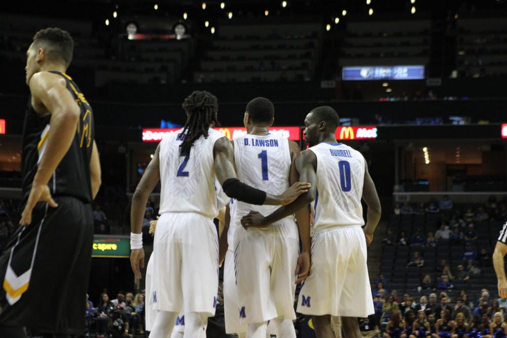 <p>Memphis got strong performances from Shaq Goodwin, Dedric Lawson and Trahson Burrell in its 67-49 win against Southern Miss Saturday night.&nbsp;</p>
