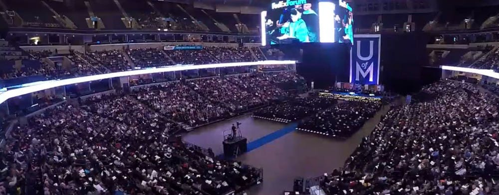 <p>Spring commencement will return to the FedExForum in 2022, with each student in attendance having made the decision to walk.</p>