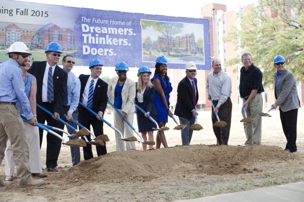 <p class="p1"><strong>The Tennessee Board of Regents is withholding the final pay- ment to the contractors who built the University of Memphis’ $53 million dorm, which was more than six months late. U of M officials and Rentenbach Constructors Incorporated broke ground on the dorm in 2013, expecting it to be finished fall 2015.</strong></p>