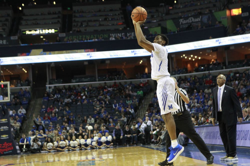 <p>Jeremiah Martin shoots&nbsp;as he went on to finish with a game-high 26 points, including an 8-of-14 outing from three. The Tigers are now on a three game losing streak.</p>