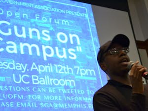 Jared Moses, SGA president, talks guns on campus