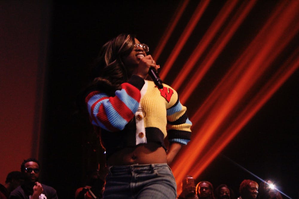 <p>Memphis-born rapper K Carbon made a surprise appearance at﻿ the event before it was shut down.</p>