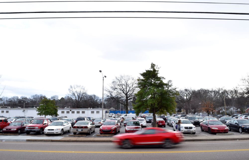 Parking on Southern Ave. Site of Future recreation center