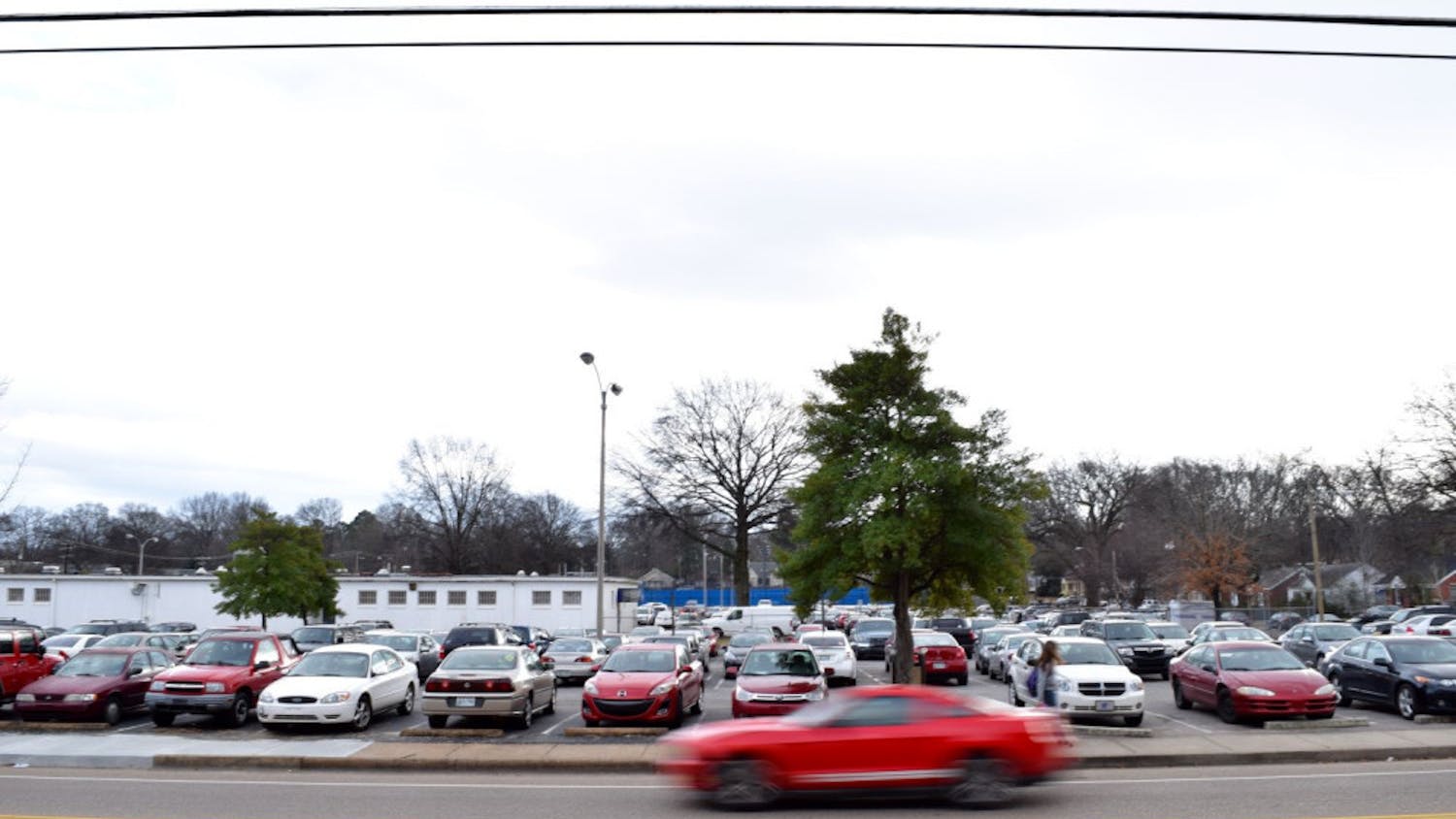 Parking on Southern Ave. Site of Future recreation center