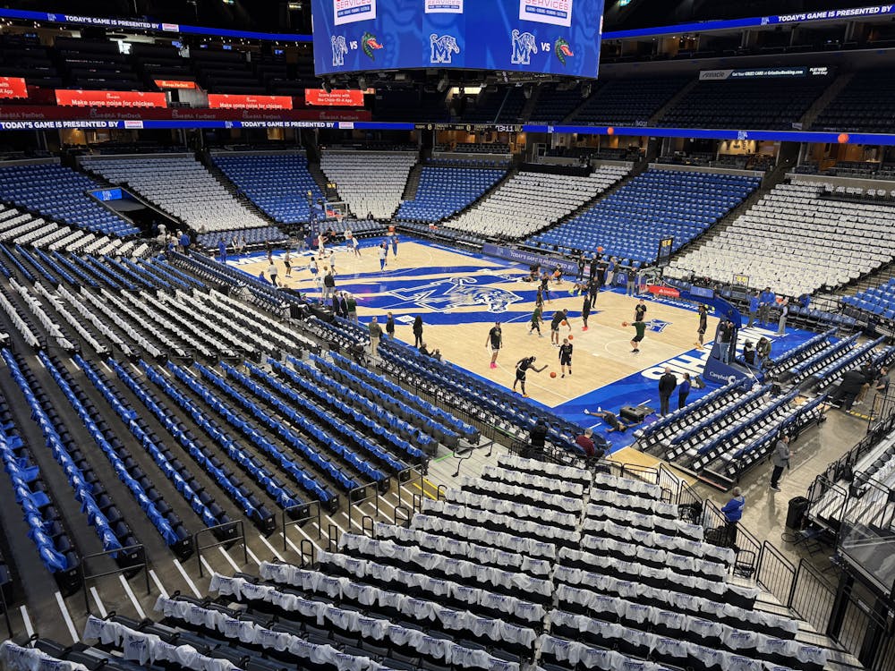 FedExForum was striped out for Memphis' clash against UAB