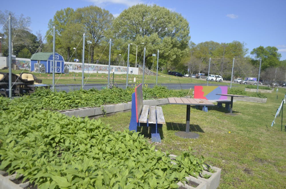 <p>The TIGUrS garden has two large beds filled with hops and Jerusalem artichoke. The garden is hosting an Earth Day celebration this Wednesday from 10am till 2pm.&nbsp;</p>
