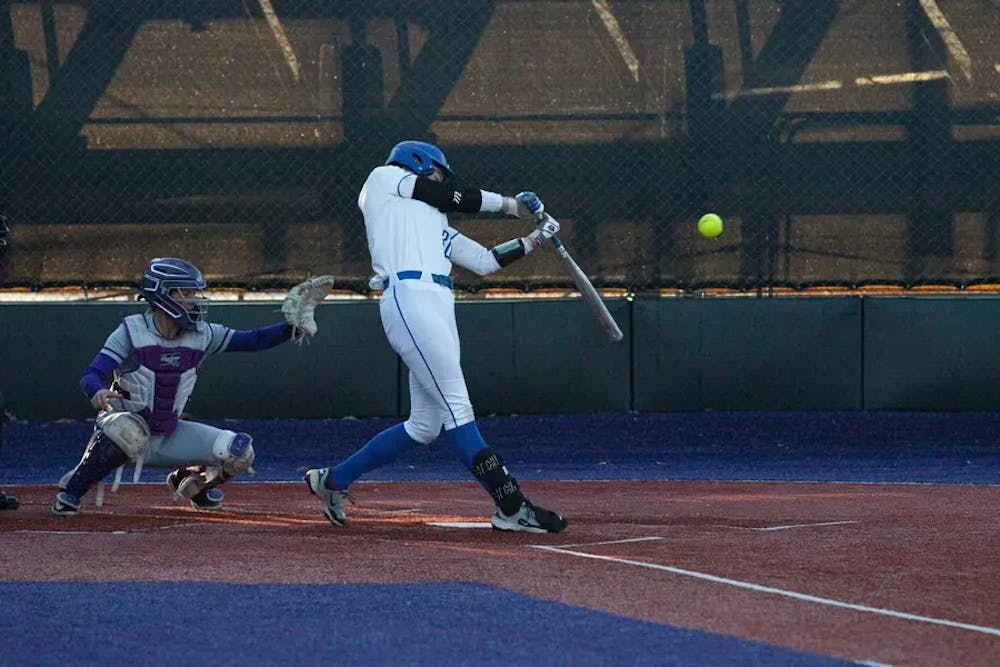 <p>Mia Brown swings at a pitch during Memphis&#x27; road win against Central Arkansas</p>