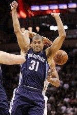 Grizzlies stun No. 1 Spurs for their first playoff win