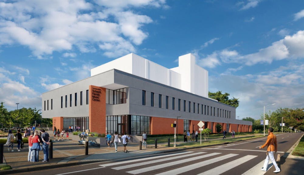 <p>The Rudi E. Scheidt School of Music's new facility is nearing completion, but that is not where the work stops for the school.</p>
