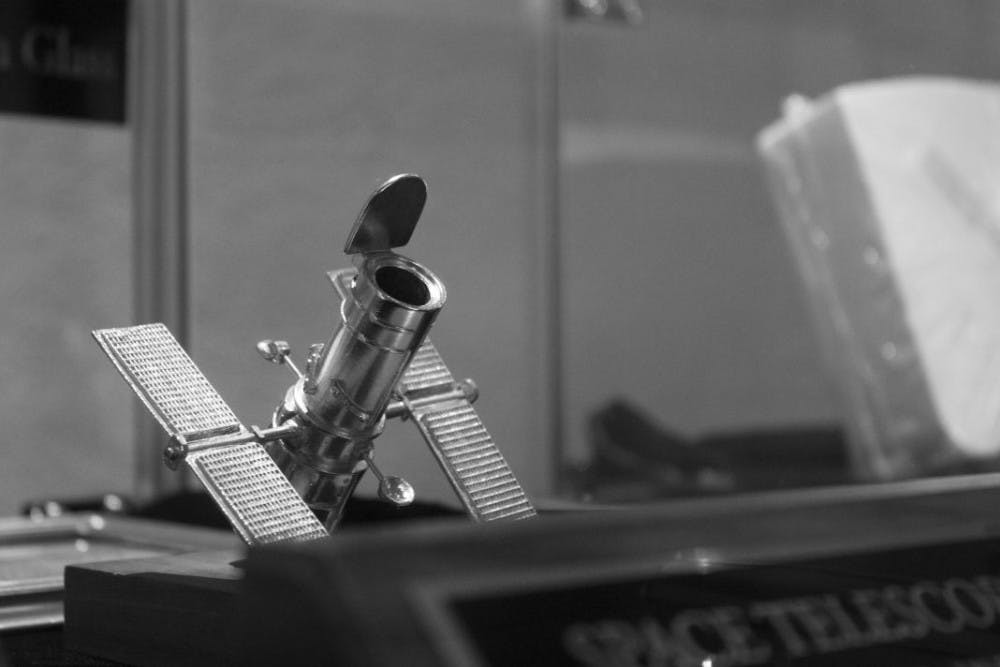 NASA artifacts shown in Manning Hall