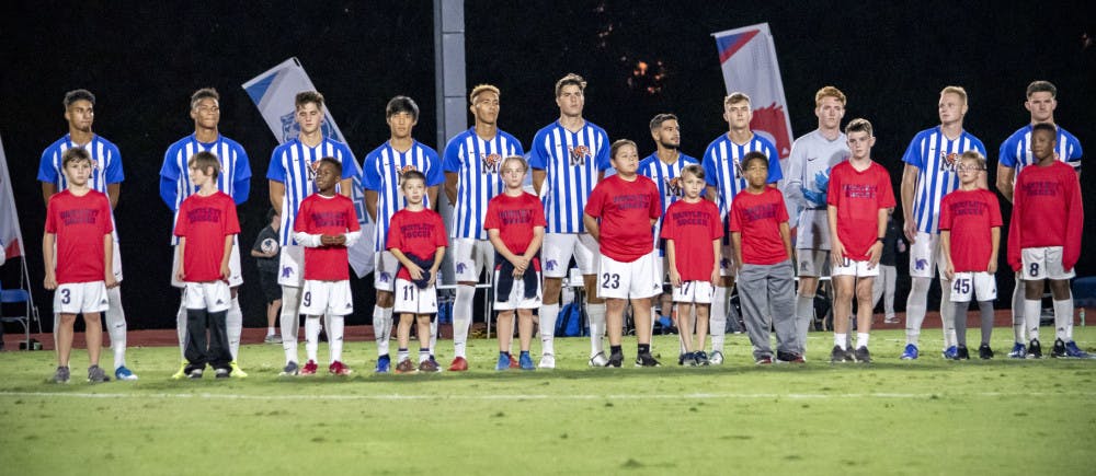 <p>The Memphis Tigers prepare to start the match. The Tigers are 9-3-0 on the year, and have two wins against top-10 opponents this year.</p>