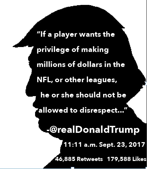 The president's tweets on NFL protests: