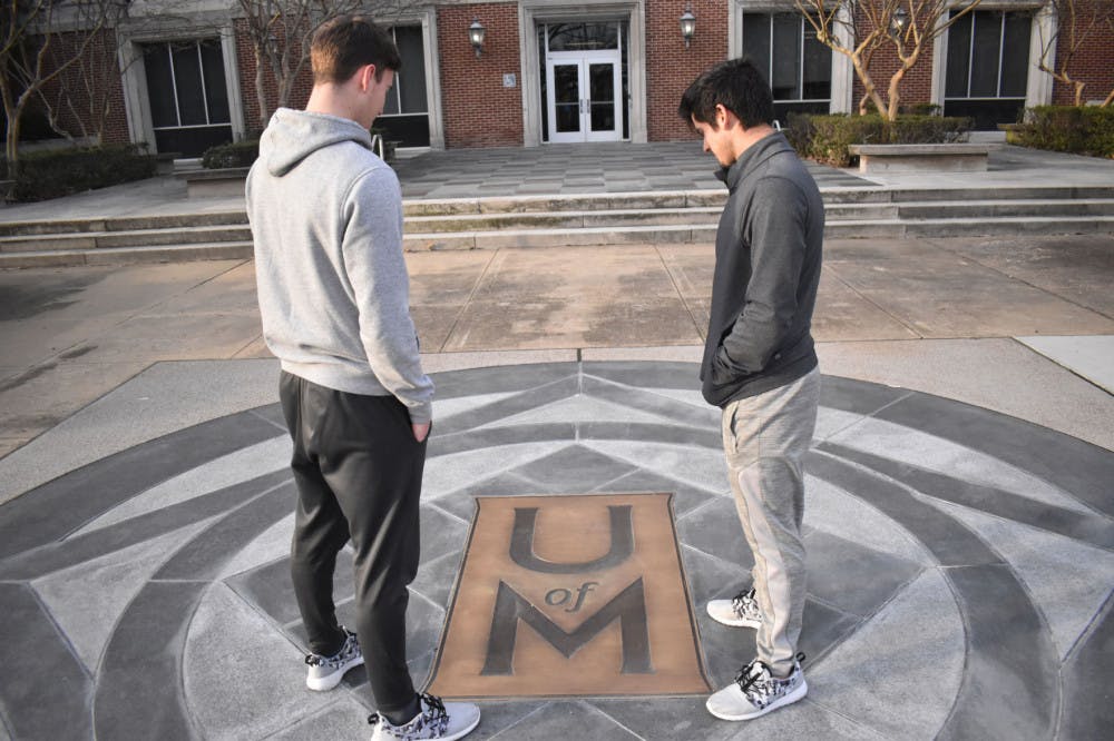 <p class="p1"><span class="s1"><strong>Tennis players Oscar Cutting (left) and Patrick Sydow (right) have gone to the University of Memphis for half a year. Since August 2018, they have lived at Centennial Place.</strong></span></p>