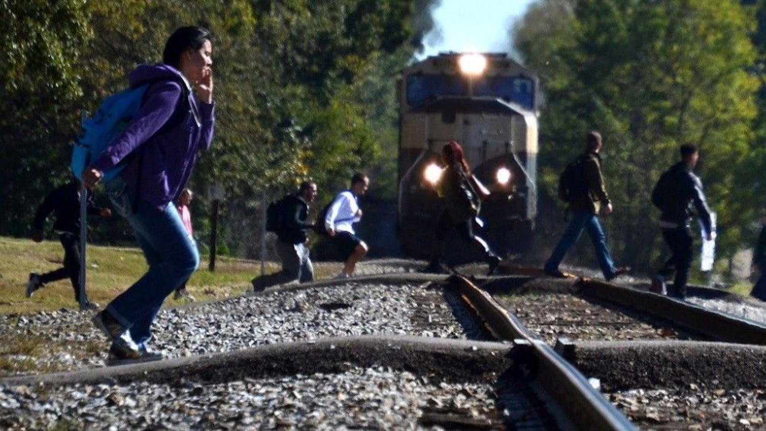 Southern Avenue bridge train