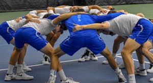Men’s tennis splits pair of home matches, after heartbreaking loss to LSU