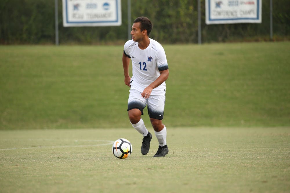 <p>Carlos Hurtado controls the ball as he looks for open teammates. Hurtado has started in six games for Memphis this season.</p>