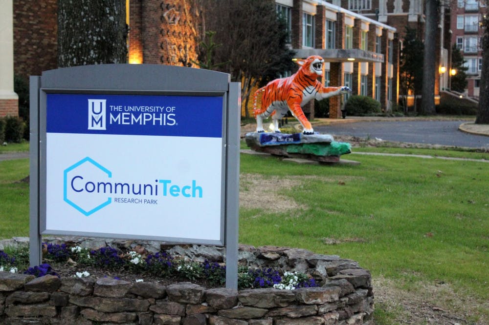 <p class="p1"><span class="s1"><strong>The University of Memphis campus has partnered with more than a dozen companies to present CommuniTech Research Park.<span class="Apple-converted-space">&nbsp;</span></strong></span></p>